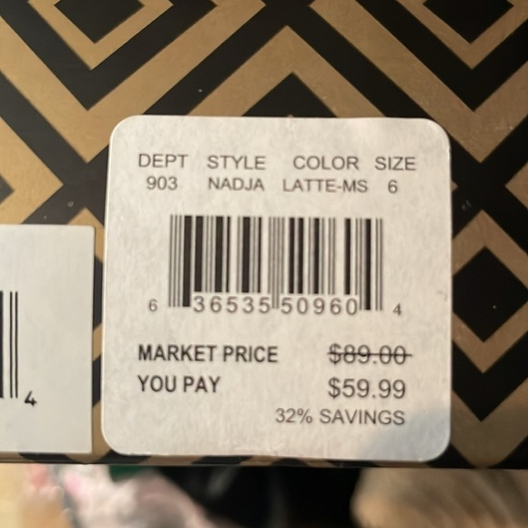 Charles by Charles David Najda Tan Wedge Sandals โ Size 6M NIB - Picture 16 of 16